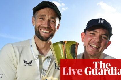 Warwickshire celebrate title and more from the County Championship final day – live