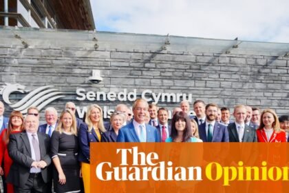 A bored-looking Farage unveils a new Welsh leader – he still seems fond of the old one | John Crace