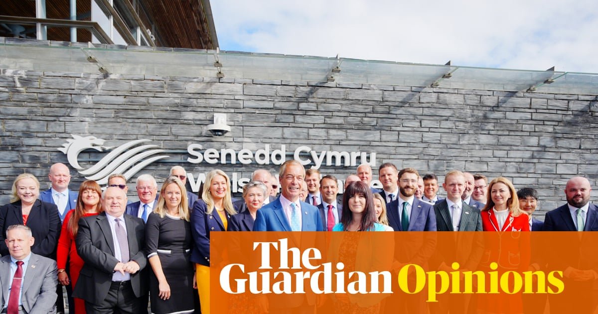 A bored-looking Farage unveils a new Welsh leader – he still seems fond of the old one | John Crace