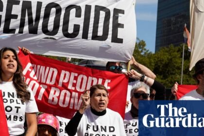 Netanyahu’s speech at UN spurs protests in New York City: ‘Let Gaza live’