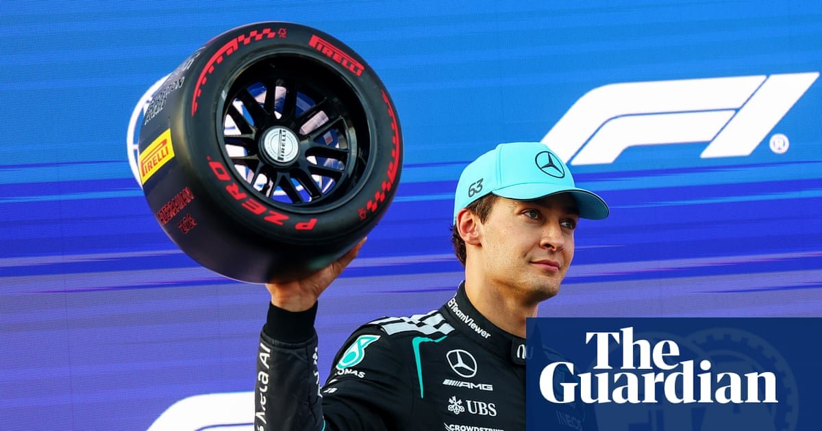 Kimi Antonelli hits wall as George Russell takes F1 Azerbaijan GP pole