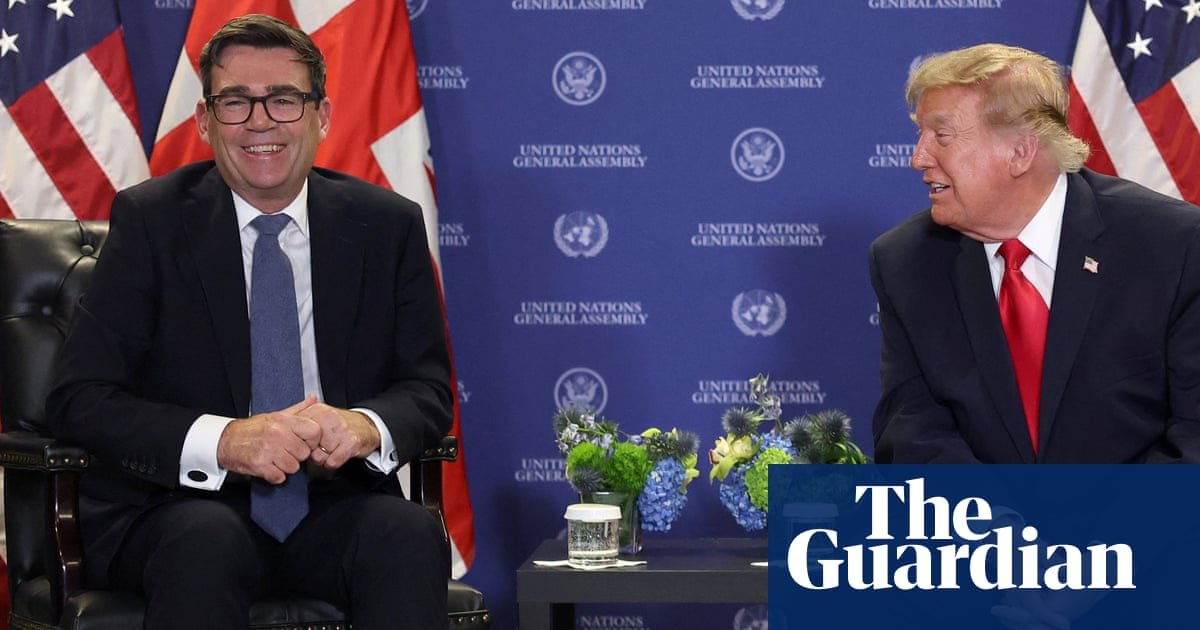 Trump says relations better with Burnham than Starmer after first face-to-face meeting