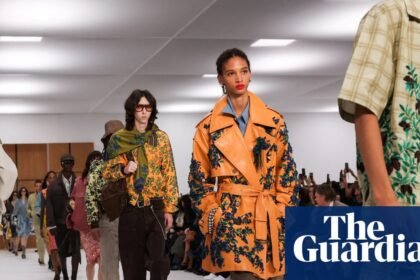 Celia Birtwell ‘humanises’ Burberry in London fashion week closing show
