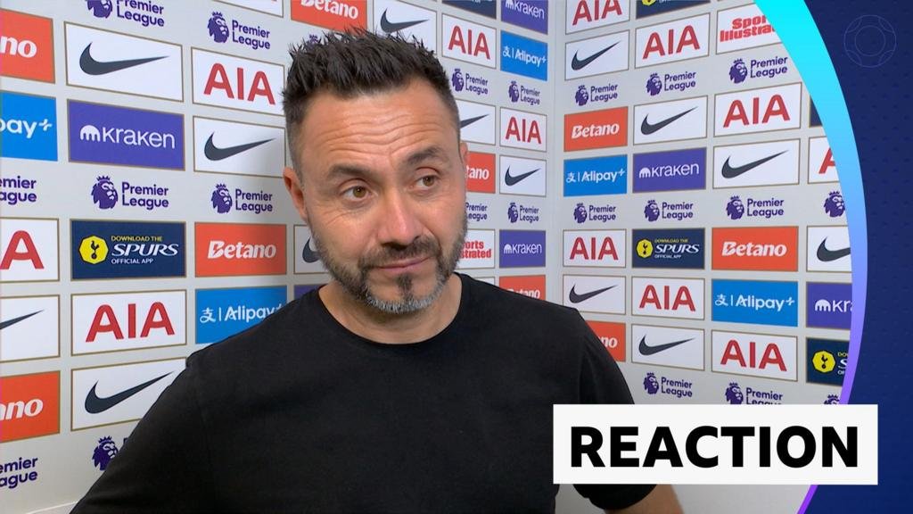 Tottenham need 'blood & fight' not just to play better - de Zerbi
