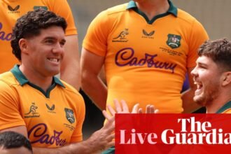 Australia v South Africa: international men’s rugby union Test – live