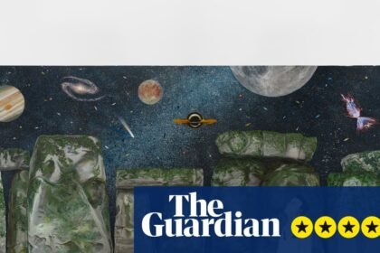 Nicole Eisenman review – ICE-like goons clash with sublime stargazing as America’s magical magpie returns