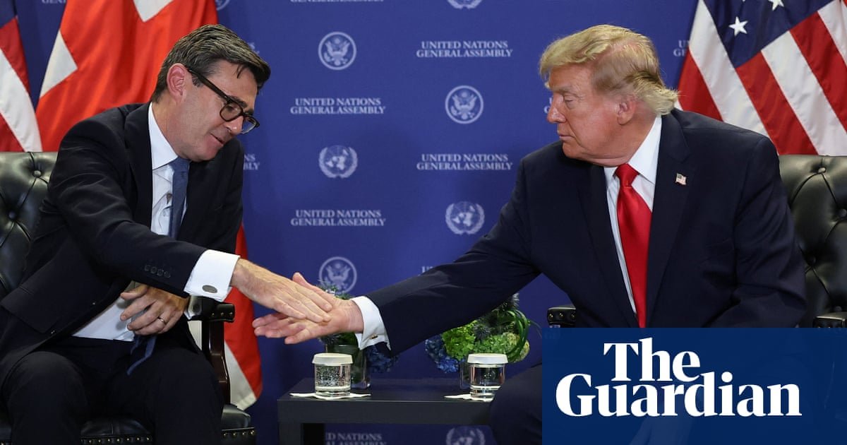 Donald Trump praises ‘natural businessman’ Andy Burnham after first meeting