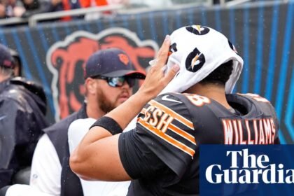 NFL roundup: Bears QB Caleb Williams carted off in loss to Vikings; Saints stun Ravens
