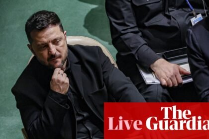 Zelenskyy to present Ukraine’s case to UN general assembly – live