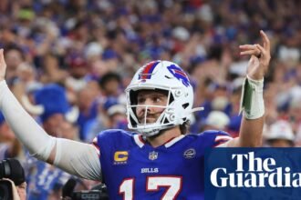 Josh Allen shines again as Bills celebrate new home with slugfest victory over Lions