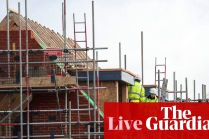 UK housebuilders’ stocks surge on new homes scheme for first-time buyers – business live