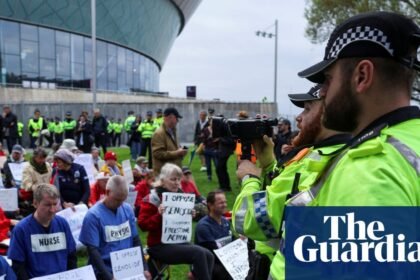 Dozens arrested at pro-Palestine protest on Sunday outside Labour conference
