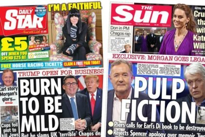 The Papers: 'Burn to be mild' and 'Pulp fiction'