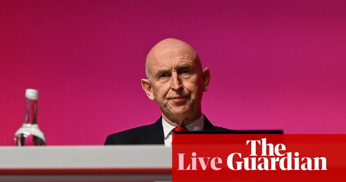 Chancellor John Healey to promise ‘new age of industrialisation’ in speech to Labour conference – UK politics live