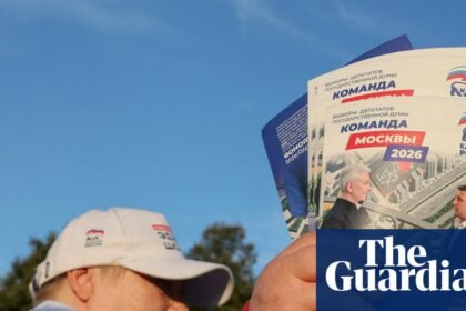 Russians go to polls against backdrop of Ukraine war and Putin’s tightening grip