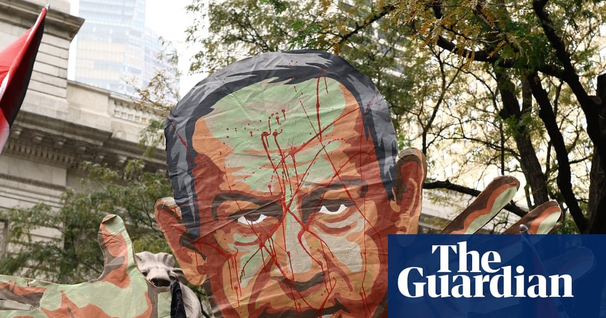Protests erupt as Netanyahu gives inflammatory UN speech - The Latest