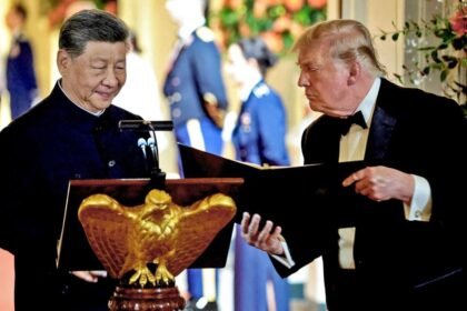 Trump and Xi exchange warm words at state dinner but little progress on key issues