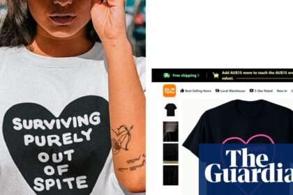 ‘Brutal’: thousands of T-shirt designs stolen and listed on Temu, Sydney label claims