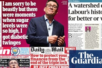 ‘Oozing everyman charm’: what the papers say about Andy Burnham’s speech