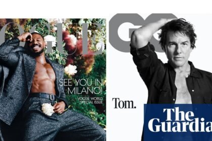 Hunk – or ‘unc’? What magazine covers of Michael B Jordan and Tom Cruise tell us about manhood