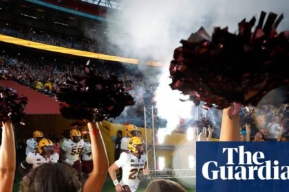 ‘It’s about to go global’: American college football rocks into Wembley – a photo essay