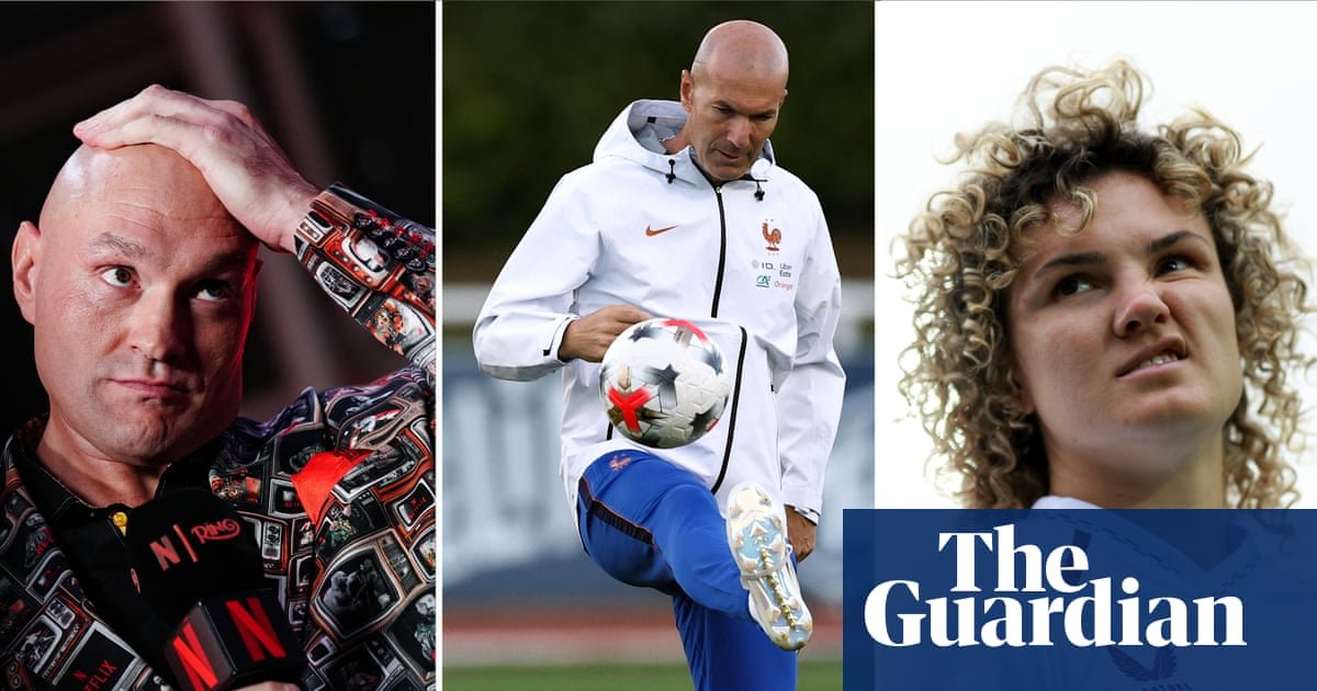 Sports quiz of the week: Fury v Joshua, Zinedine Zidane and England’s run
