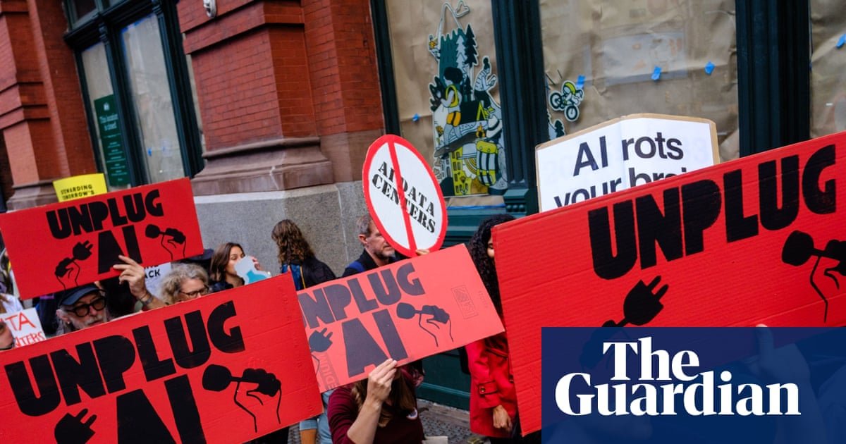 Climate protesters say tech companies, not AI, are the real ‘danger to humankind’ – and the planet