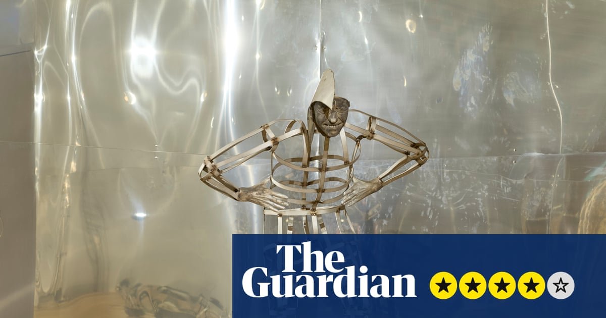 Turner prize review – soulful cyborgs go into battle with a stack of massive Hobnobs