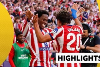 Atletico win feisty Madrid derby against 10-man Real
