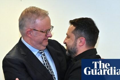 ‘My friend’: Anthony Albanese announces $60m more for Ukraine at Zelenskyy meeting