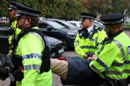 More than 50 arrested at Palestine Action support rally
