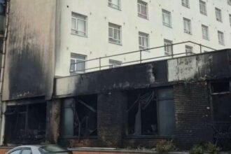Residents near fire-hit hotel evacuated over fears blaze 'weakened' building