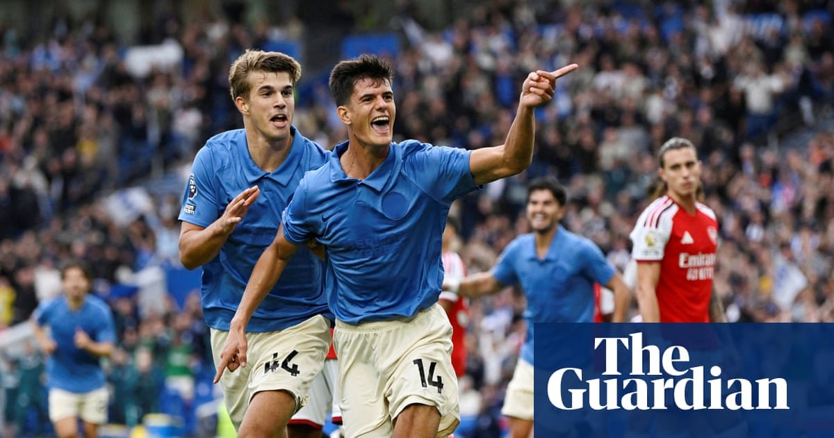 Brighton demolish champions Arsenal 3-0 to mark anniversary in style