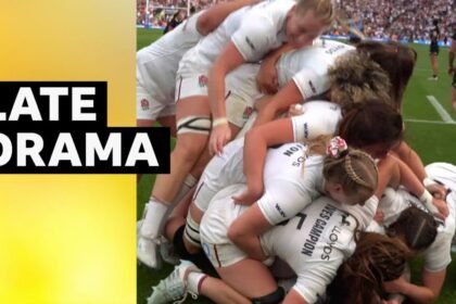 Late try seals dramatic win for England over New Zealand