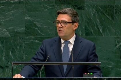 Watch: Key moments from Andy Burnham's first UN speech