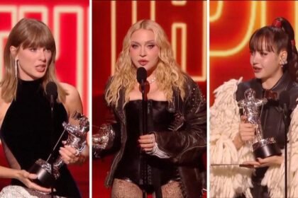 Watch: Madonna and Taylor Swift win big at the MTV VMAs