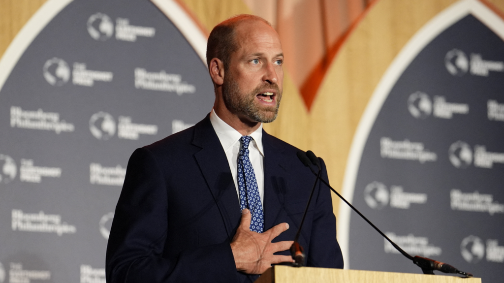 Move faster to solve climate challenges, Prince William says