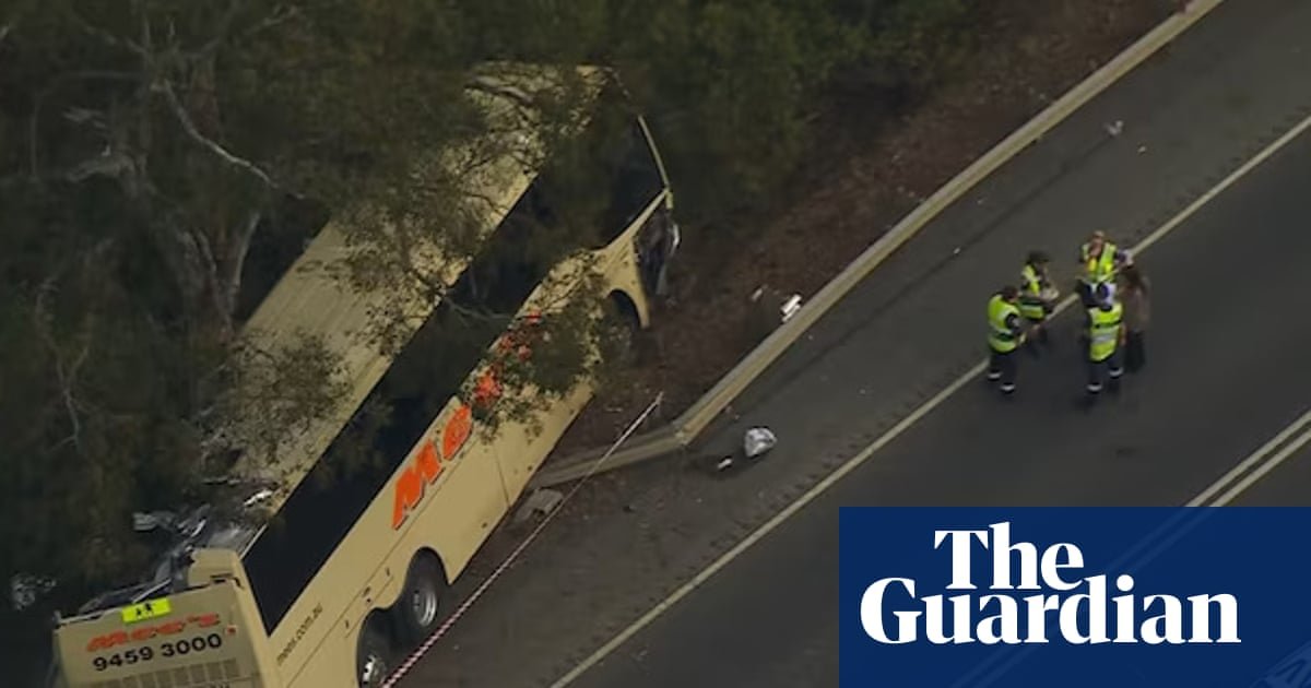 Man dead and multiple people injured after bus collides with two cars in Victoria