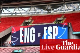 England v Spain: Nations League football – live
