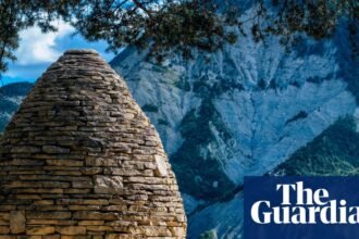 ‘To sleep in a sculpture is a wonderful idea’: a hike along Andy Goldsworthy’s epic art trail in Haute-Provence