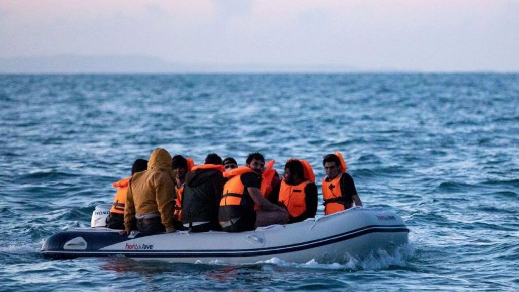 Home secretary hits out at 'unacceptable' migrant landings
