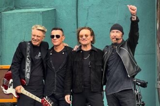 U2 celebrate 50th anniversary at the school where they formed