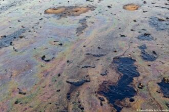 Tanker attacks in the Strait of Hormuz are spilling oil into the Persian Gulf
