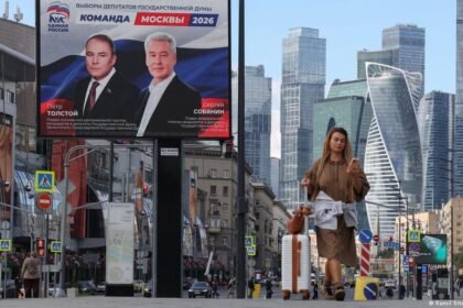 A war-fatigued and anxious Russia picks a new parliament