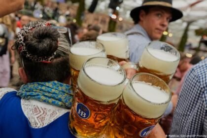 Servers at Munich's iconic Oktoberfest call for more respect
