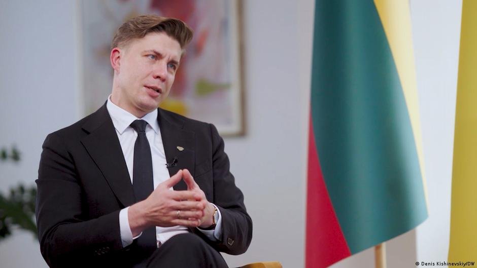 'Lithuanian skies are NATO skies': DW speaks with Lithuanian premier Mindaugas Sinkevicius