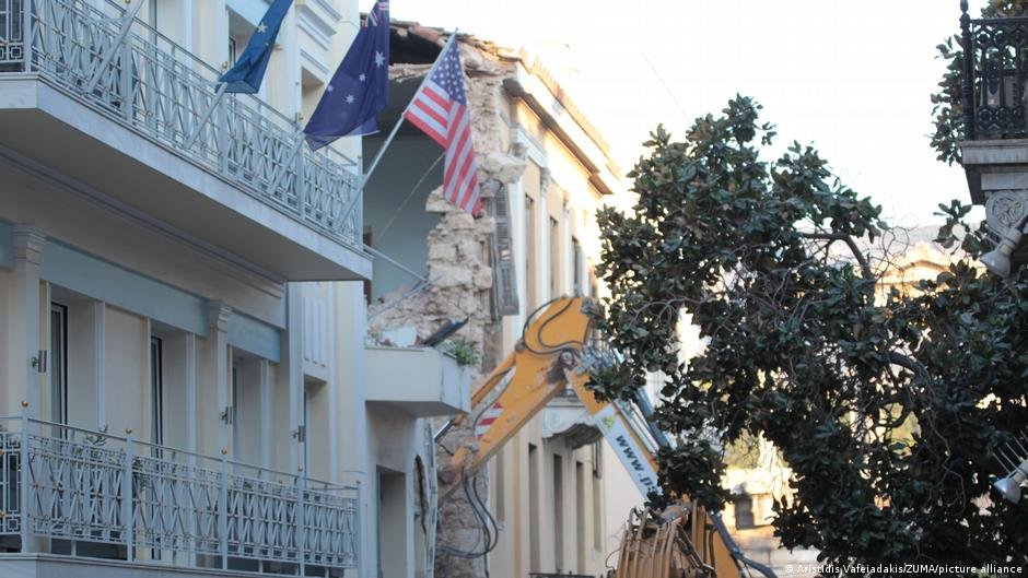 Deadly blast rips through Athens building, near Acropolis