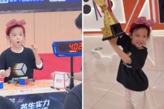 Watch: Six-year-old girl from China sets new Rubik's Cube world record