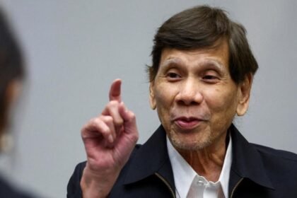 Philippines' Duterte seen in person at International Criminal Court for first time
