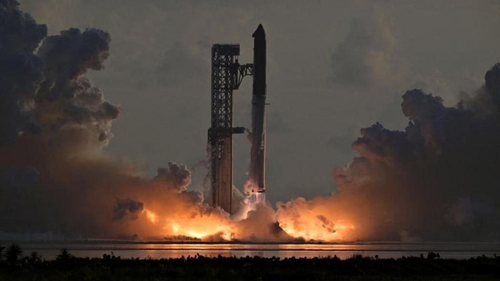 Watch: From launch to fiery splashdown, Starship completes orbit test